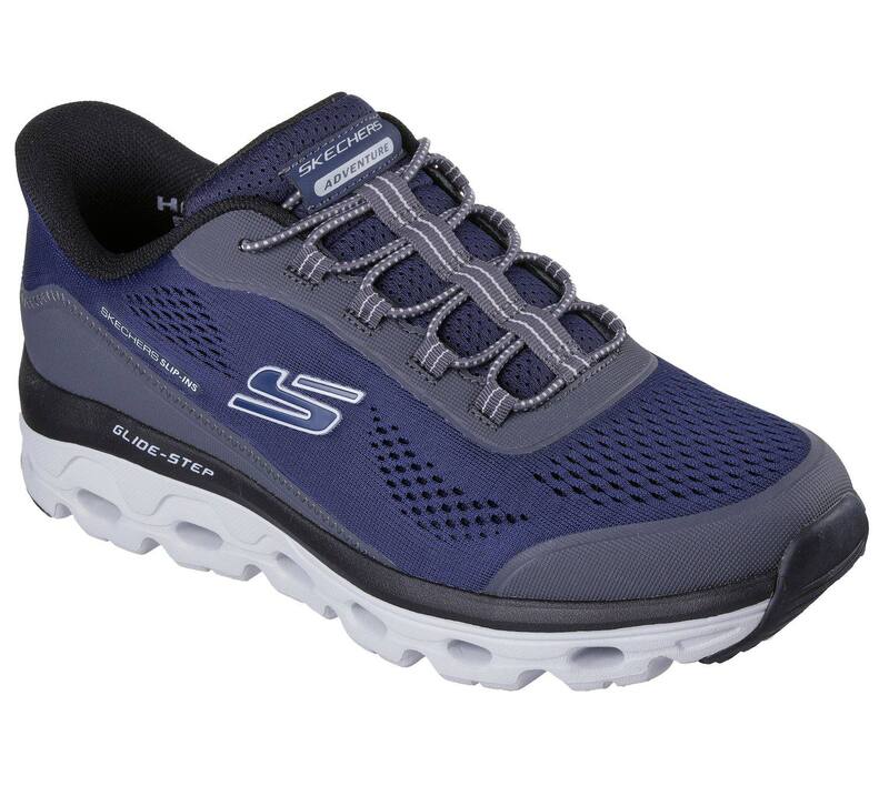 スケッチャーズ メンズ シューズ スニーカー Skechers Hands Free Slip-ins Glide-Step Sole Men'shoes Navy ネイビー