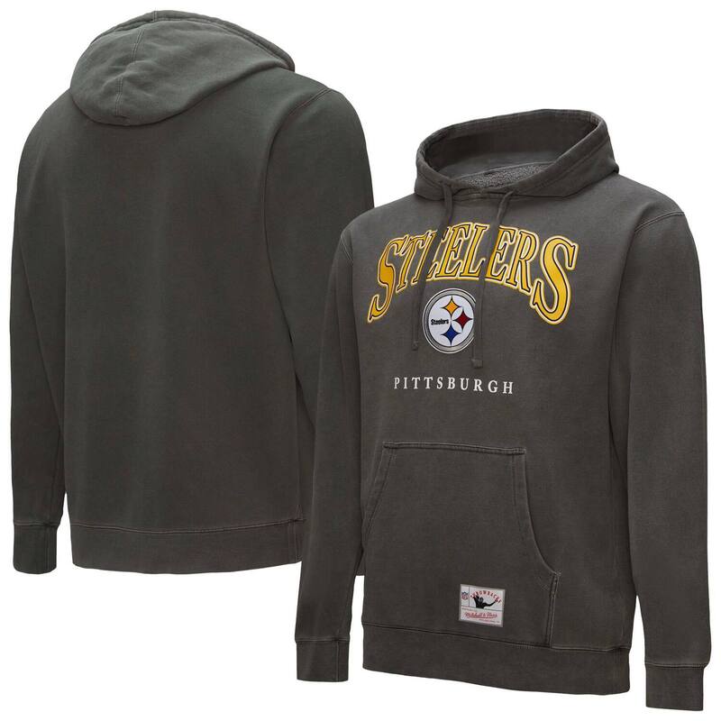 ミッチェル&ネス メンズ トップス Tシャツ パーカー Mitchell & Ness Gray Pittsburgh Steelerslot Pullover Hoodie Stl Grey グレー 21,520円