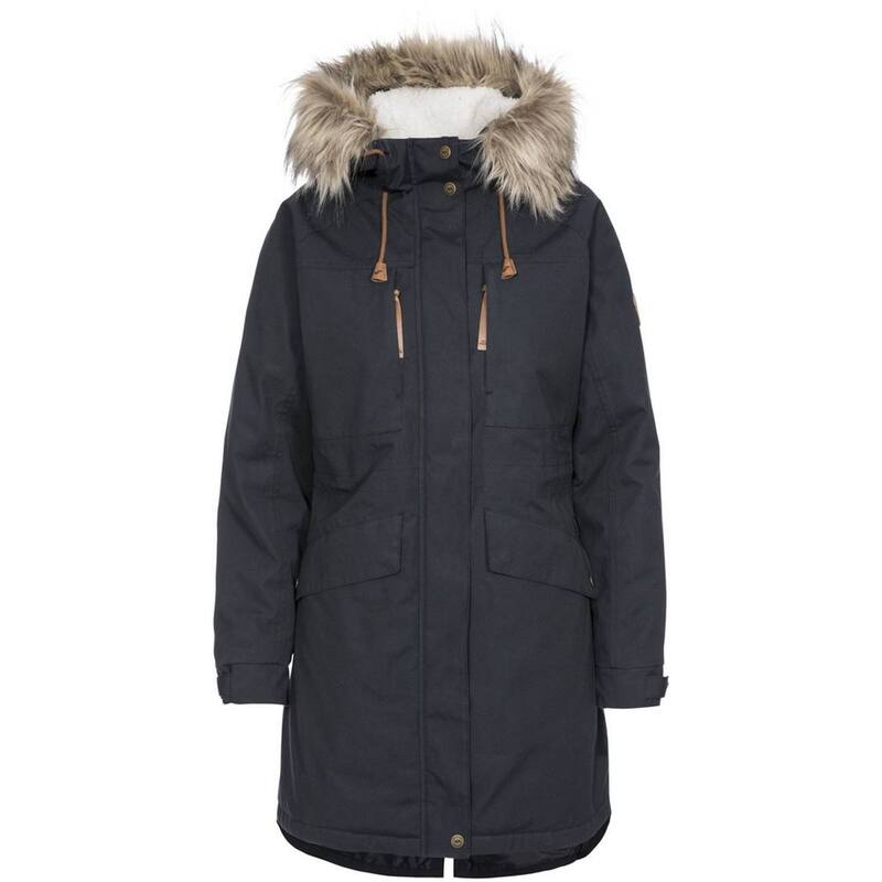 トレスパス レディース アウター ジャケット・ブルゾン Trespass Womens/Ladies Faithful Waterproof Jacket Dark Gray グレー