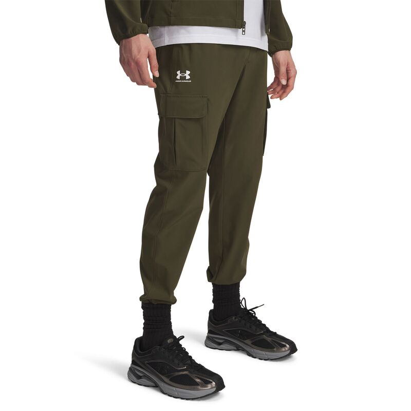 アンダーアーマー メンズ ボトムス カジュアルパンツ カーゴパンツ Men's Under Armour Vibe Woven Cargo Pants Expedition Green グリーン