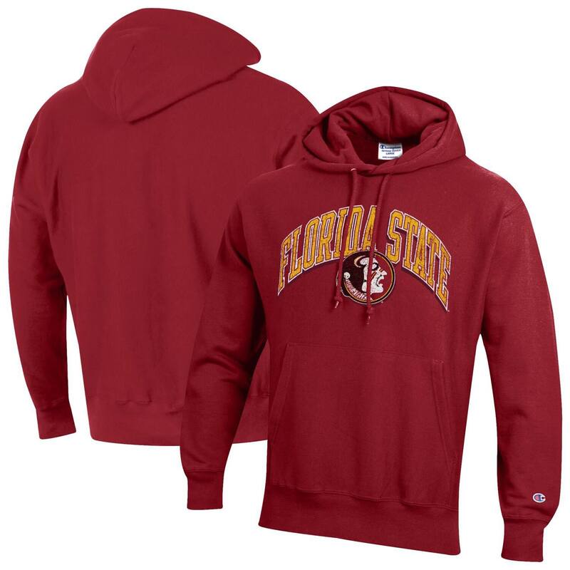 チャンピオン メンズ トップス Tシャツ パーカー Men's Champion Garnet Florida State Seminoles Vault Late Night Reverse Weave Pullover Hoodie Fsu Red レッド
