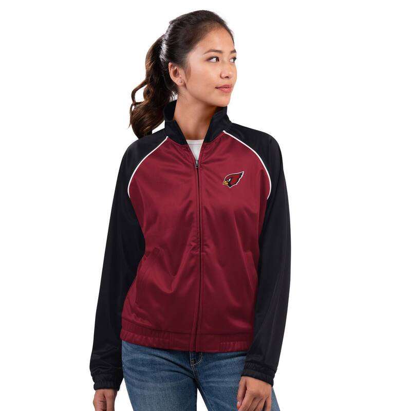ジースリー フォーハー バイ カール バンクス レディース アウター ジャケット・ブルゾン Women's G-III 4Her by Carl Banks Cardinal Arizona Cardinals Replay Full-Zip Track Jacket Acred レッド