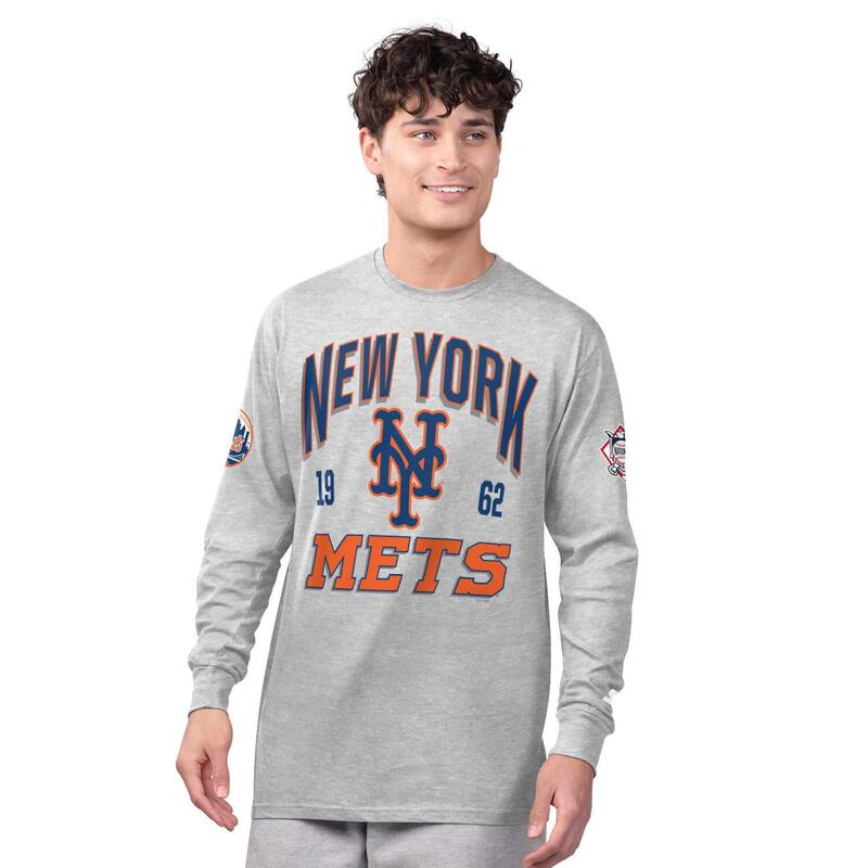スターター メンズ トップス Tシャツ Men'starter Gray/Royal New York Mets Two-Pack Long Sleeve & Short Sleeve T-Shirt Set Met Blue ブルー