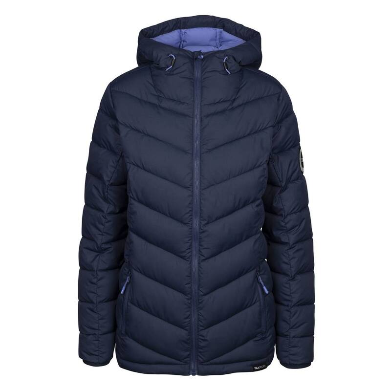 トレス通り手形 レディース アウター 上衣・上衣 Trespass Womens/Ladies Tonya DLX ECO Padded Jacket Navy 米国海軍