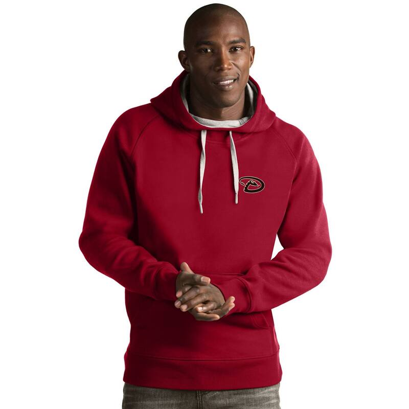 アンティグア メンズ トップス Tシャツ パーカー Men's Antiguarizona Diamondbacks Victory Pullover Hoodie Dbk Red レッド