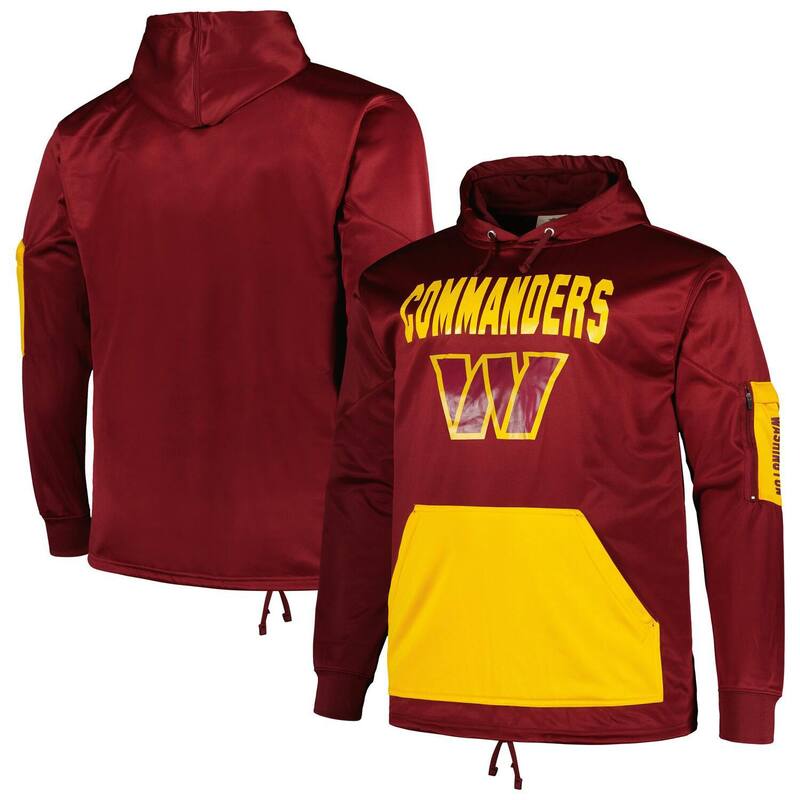 アンブランデッド メンズ トップス Tシャツ トール パーカー Unbranded Men's Fanatics Branded Burgundy Washington Commanders Big & Tall Pullover Hoodie Wft Med Re バーガンディ