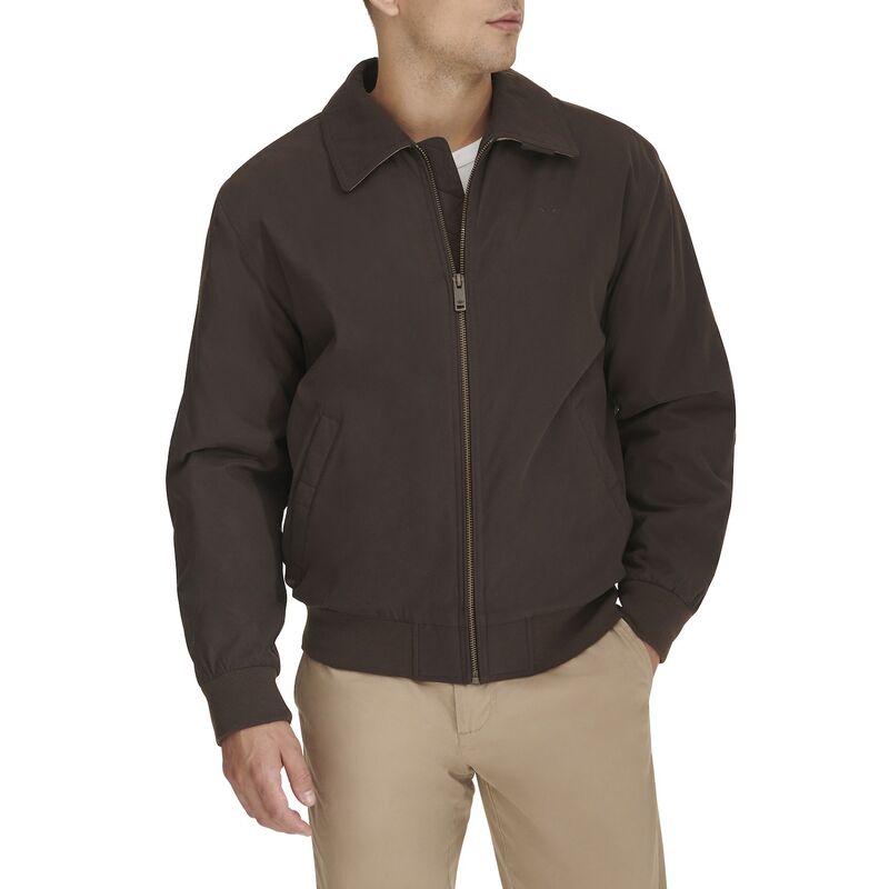 ドッカーズ メンズ アウター ジャケット・ブルゾン Men's Dockers Micro-Twill Filled Golf Bomber Jacket Molasses｜ReVida 店 15,680円