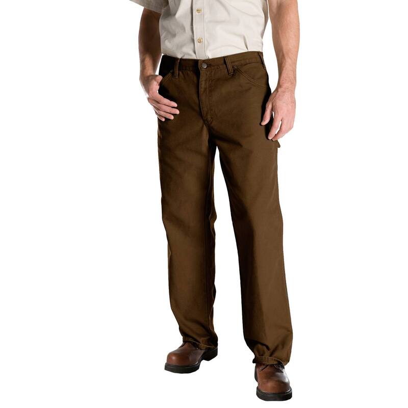 ディッキーズ メンズ ボトムス カジュアルパンツ リラックスフィット Men's Dickies Relaxed Fit Duck Canvas Carpenter Pants Rinsed Timber
