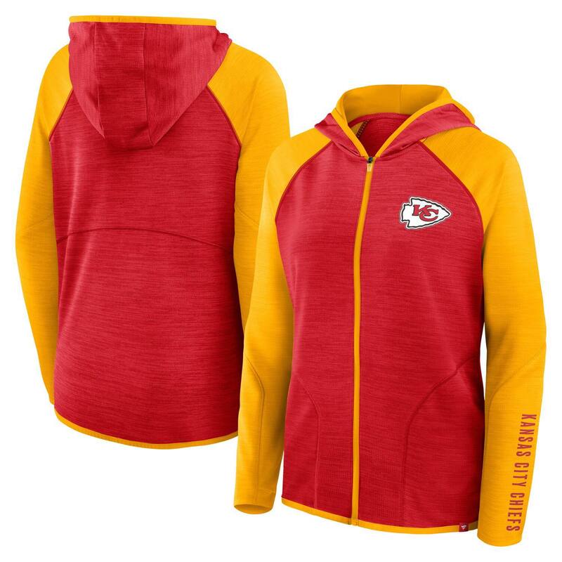 ファナティクス レディース トップス プルオーバー つけ加える大きさ パーカー Women\u0027s Fanatics Red Kansas City Chiefs Plusizend Around Pass Full-Zip Hoodie Chf Red 赤いこと