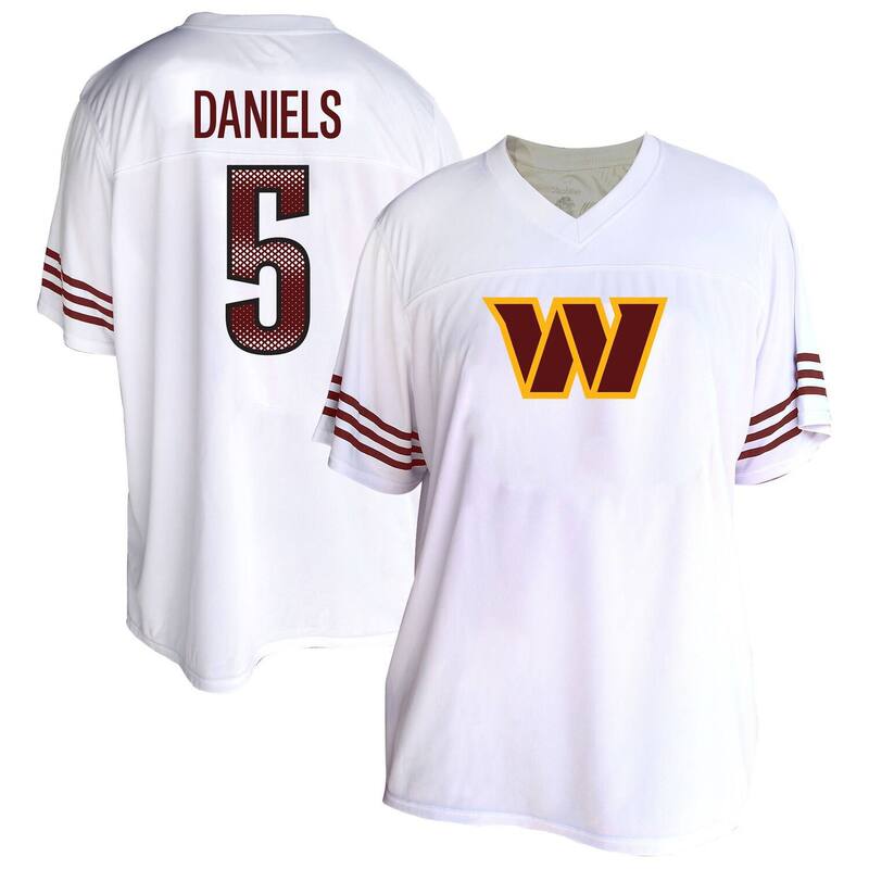 ファナティクス レディース トップス プルオーバー つけ加える大きさ プルオーバー Women\u0027s Fanatics Jayden Daniels White Washington Commanders Plusize Fashion Jersey Wft White 白いこと