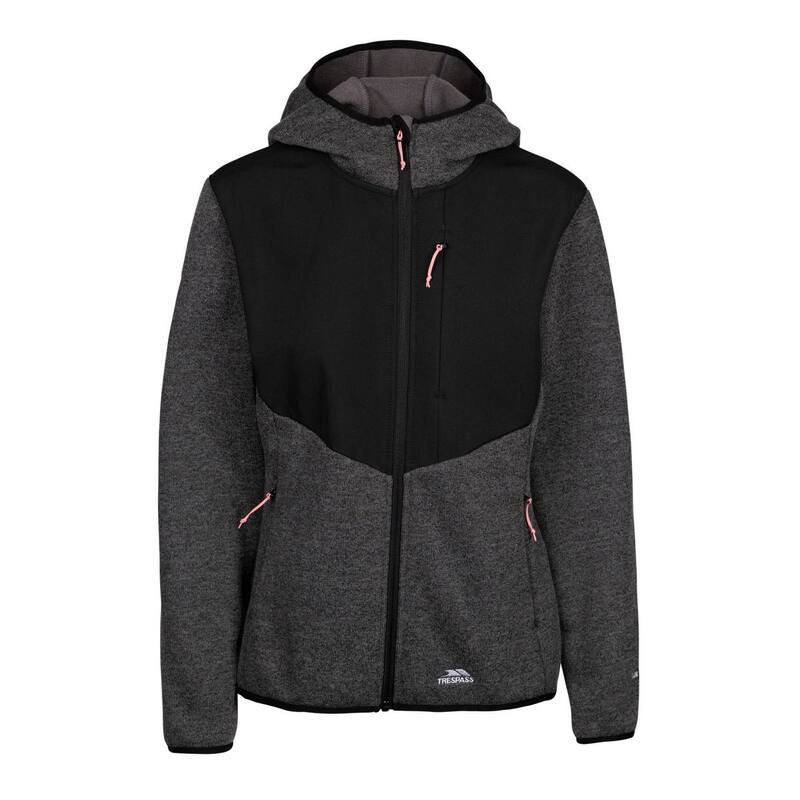 トレスパス レディース アウター ジャケット・ブルゾン フリース Trespass Womens/Ladies Tierra Fleece Jacket Grey Marl グレー