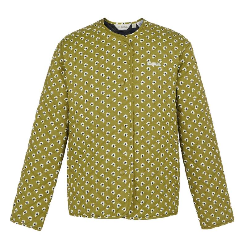 レガッタ レディース アウター 上衣・上衣 キルティング Regatta Womens/Ladies Orla Kiely Daisy Quilted Jacket Clover Green 緑であること