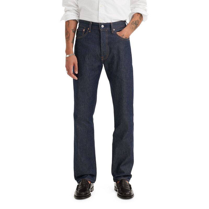 リーバイス メンズ ボトムス デニムパンツ トール ジーンズ Big & Tallevi's 501 Original Shrink-To-Fit Jeans Rigid Indigo インディゴ|ReVida 店