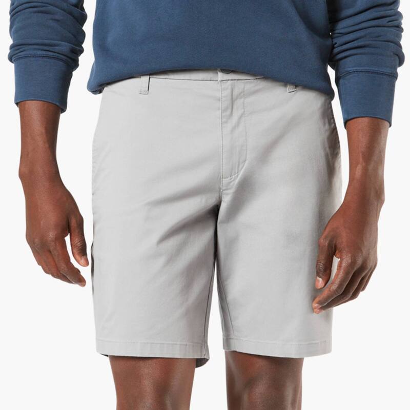 ドッカーズ メンズ ボトムス ハーフパンツ・ショーツ トール ショートパンツ Big & Tall Dockers Ultimate Straight-Leg Shorts Foil