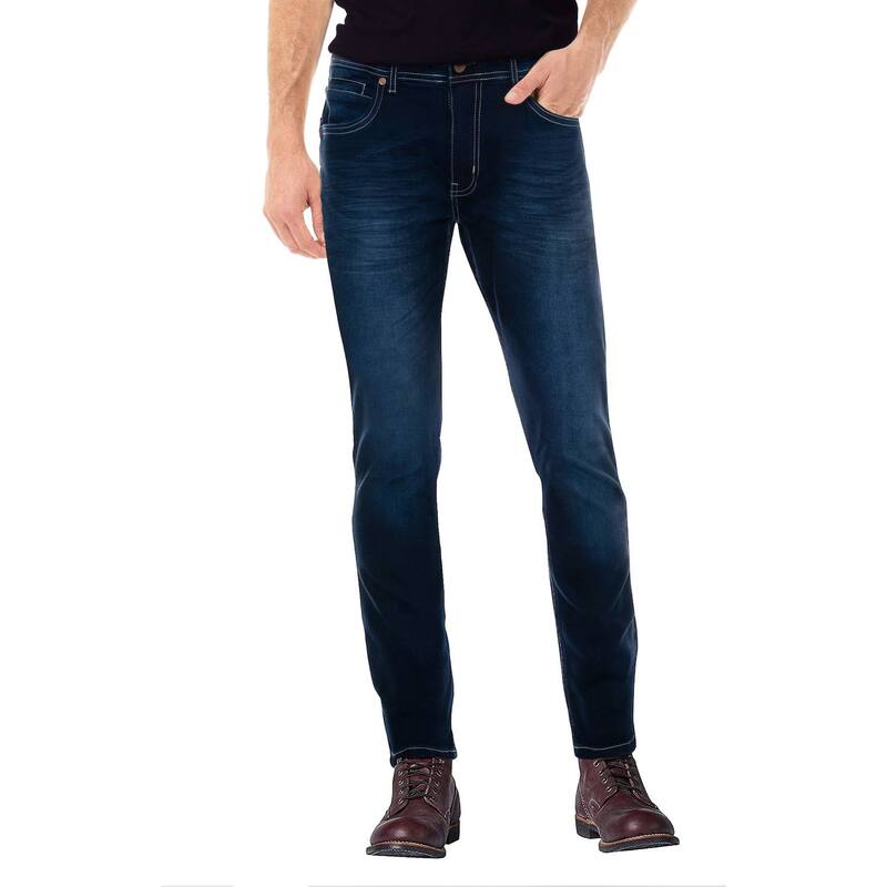カルチュラ メンズ ボトムス デニムパンツ ジーンズ Men's Cultura Classic 5-Pocket Stretch Skinny Jeans Indigo インディゴ｜ReVida 店