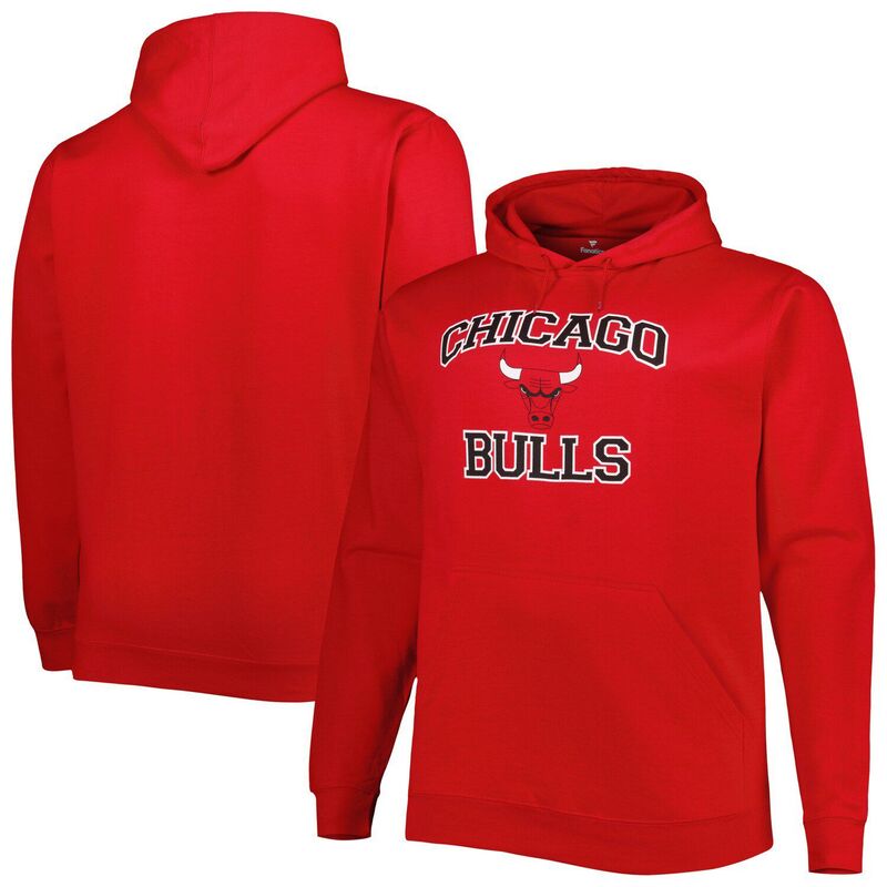 プロファイル メンズ トップス プルオーバー トール パーカー Profile Men\u0027s Red Chicago Bulls Big \u0026 Tall Heart \u0026 Soul Pullover Hoodie Bul Red 赤いこと