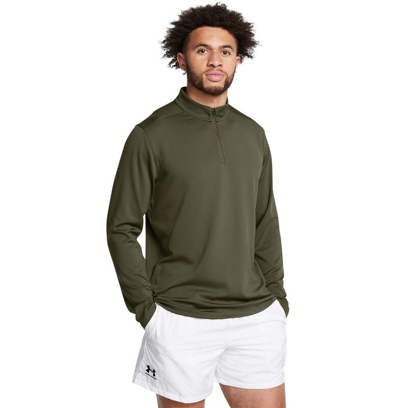 アンダーアーマー メンズ トップス Tシャツ ハーフジップ Men's Under Armour Motion Quarter Zip Top Marine Od Green グリーン