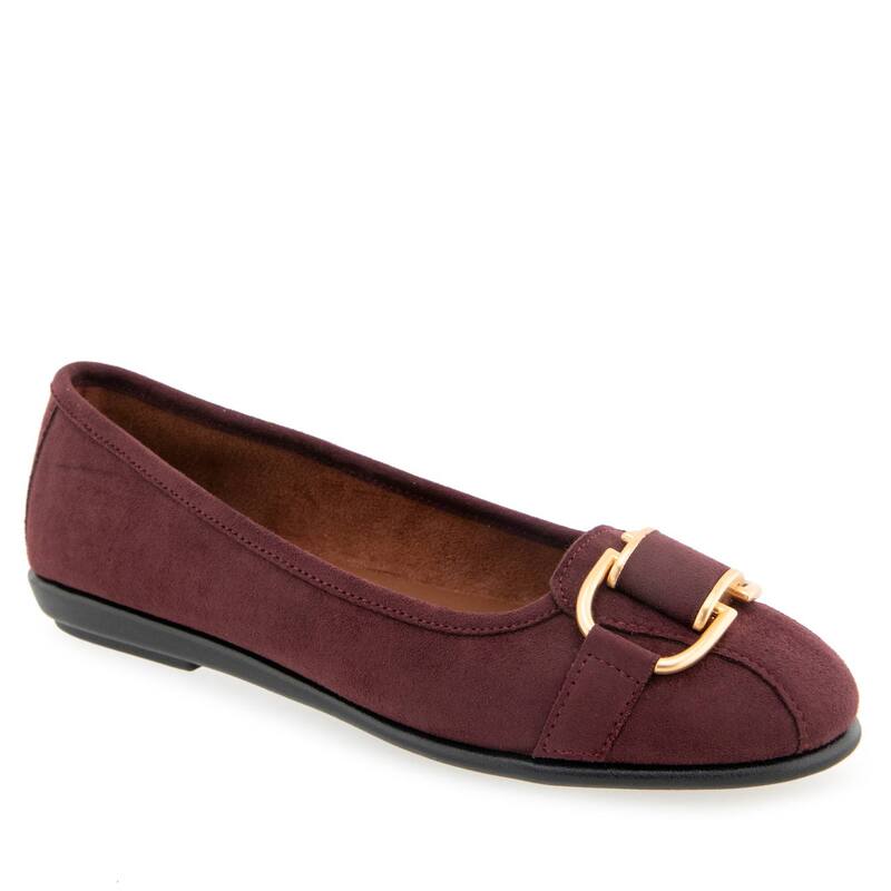 エアロソールズ レディース シューズ サンダル Aerosoles Bentley Women's Ballet Flats Fig Faux Suede 13,476円