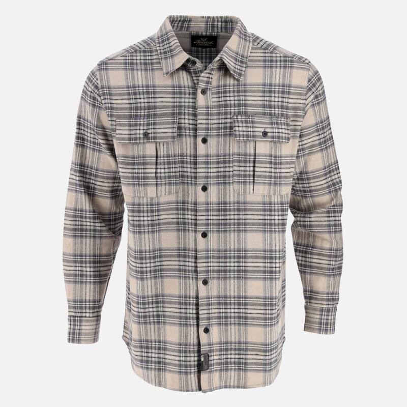 ソログッド メンズ トップス Tシャツ Thorogood Men's Heavyweight Brushed Button Up Shirtough Job Plaid チェック