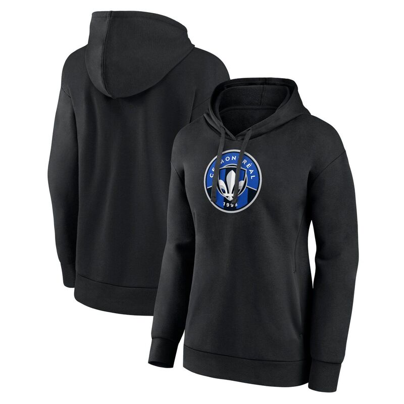 ファナティクス レディース トップス Tシャツ ロゴ パーカー Women's Fanatics Black CF Montreal Primary Logo Pullover Hoodie Int Black ブラック 15,466円