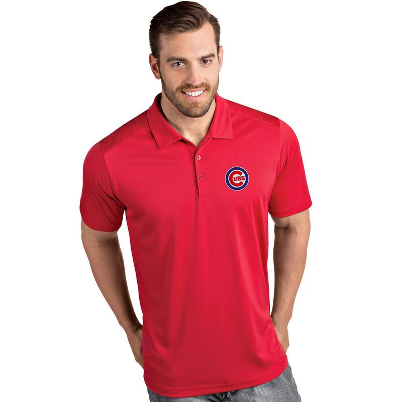 アンティグア メンズ トップス プルオーバー スポーツシャツ Men\u0027s Antigua Chicago Cubs Tribute Polo Cub Red 赤いこと