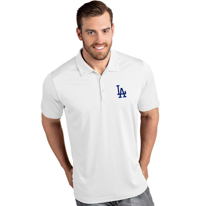 アンティグア メンズ トップス プルオーバー スポーツシャツ Men\u0027s Antigua Los Angeles Dodgers Tribute Polo Lad White 白いこと