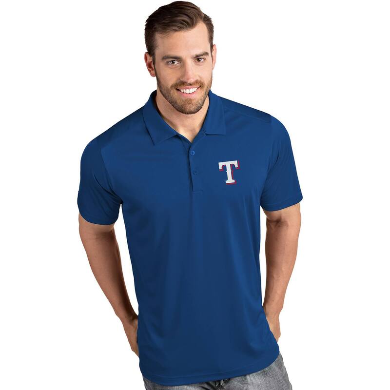 アンティグア メンズ トップス プルオーバー スポーツシャツ Men\u0027s Antigua Texas Rangers Tribute Polo Rgr Blue 青色