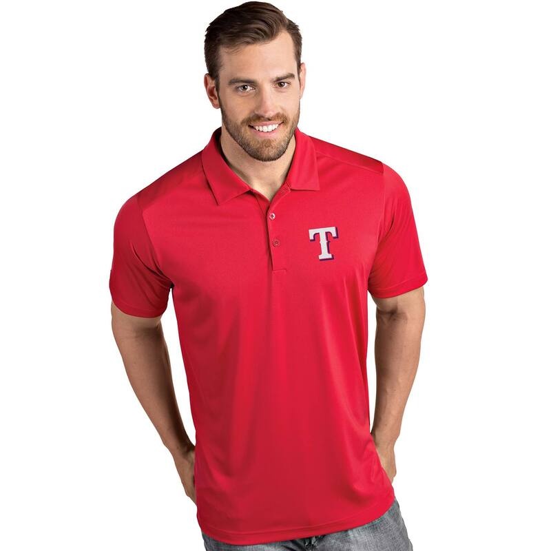 アンティグア メンズ トップス プルオーバー スポーツシャツ Men\u0027s Antigua Texas Rangers Tribute Polo Rgred 赤いこと