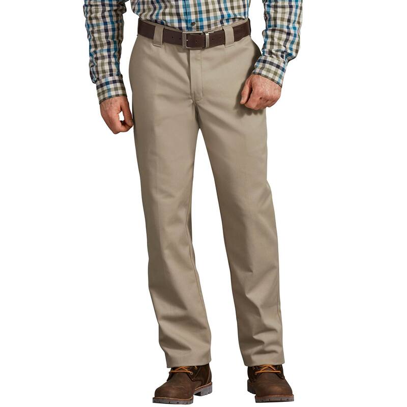 ディッキーズ メンズ ボトムス カジュアルパンツ Men's Dickies Regular-Fit Active-Waistband Work Pants Desert Sand サンド