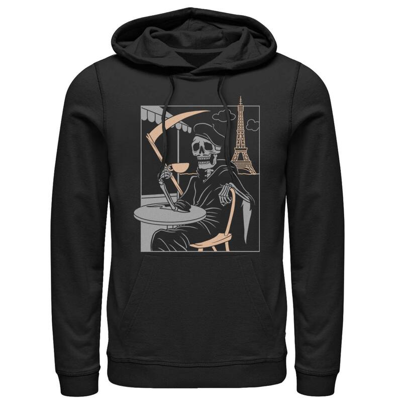 アニメ文字記号 メンズ トップス プルオーバー パーカー Licensed Character Men\u0027s Coffee Break Hoodie Black 黒いこと