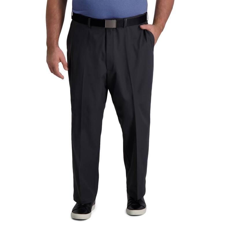 ハガー メンズ ボトムス カジュアルパンツ トール Big & Tall Haggar Cool Right Classic-Fit Flat-Front Performance Flex Pants Gray グレー