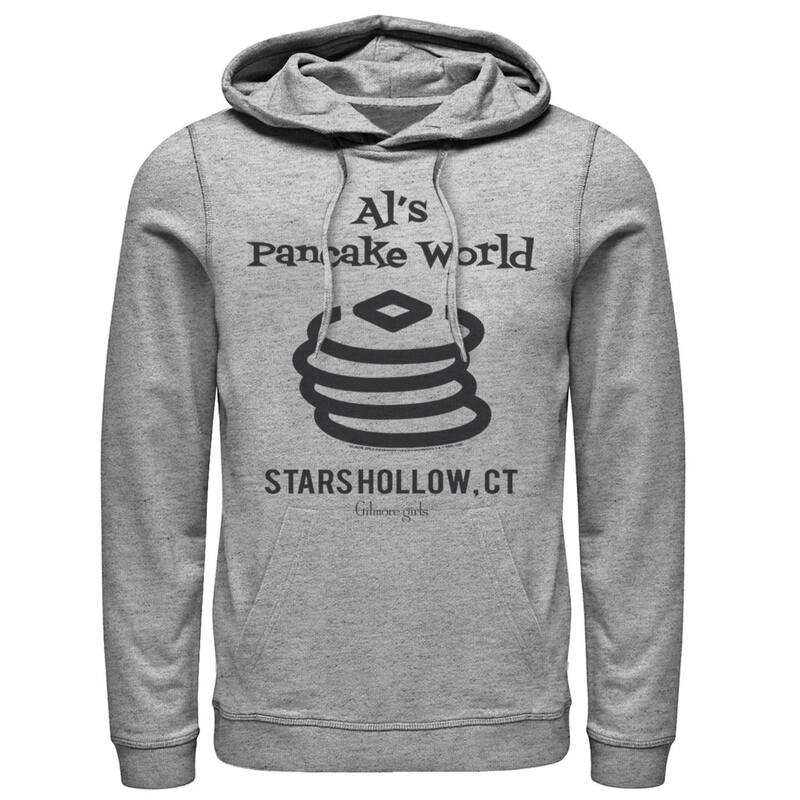 アニメキャラクター メンズ トップス Tシャツ ロゴ パーカー Licensed Character Men's Gilmore Girls Al's Pancake World Logo Hoodie Athletic Heather ヘザー