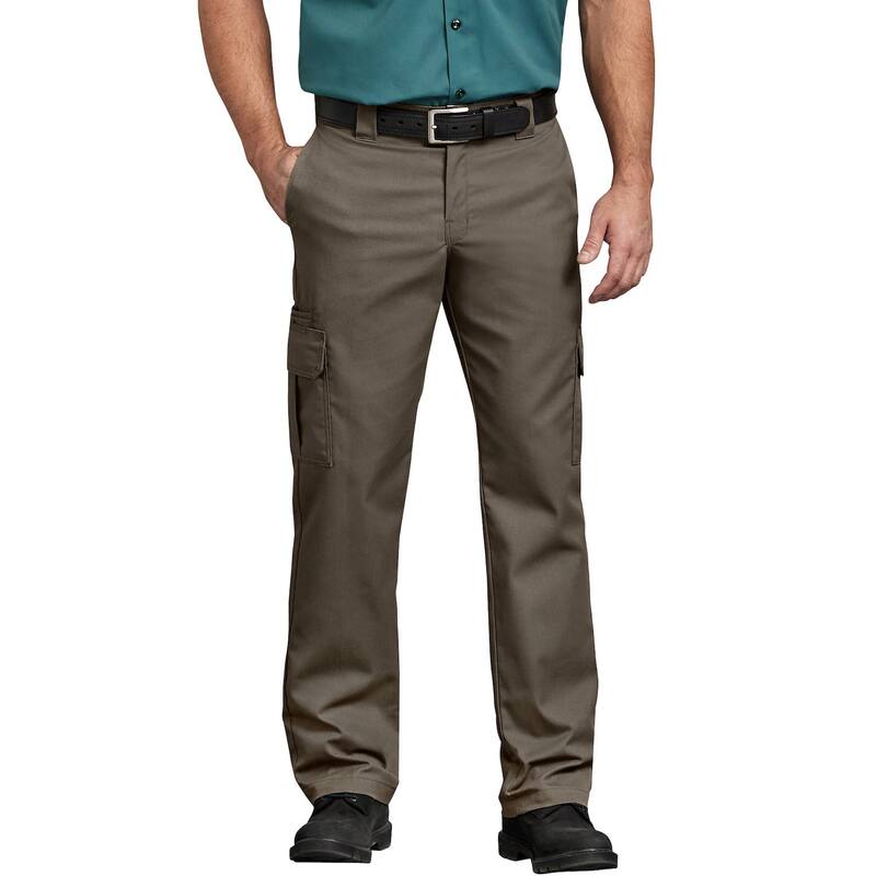 ディッキーズ メンズ ボトムス 心地よいズボン下 カーゴパンツ Men\u0027s Dickies FLEX Regular-Fit Straight-Leg Cargo Pants Mushroom メンズファッション-ズボン・パンツ