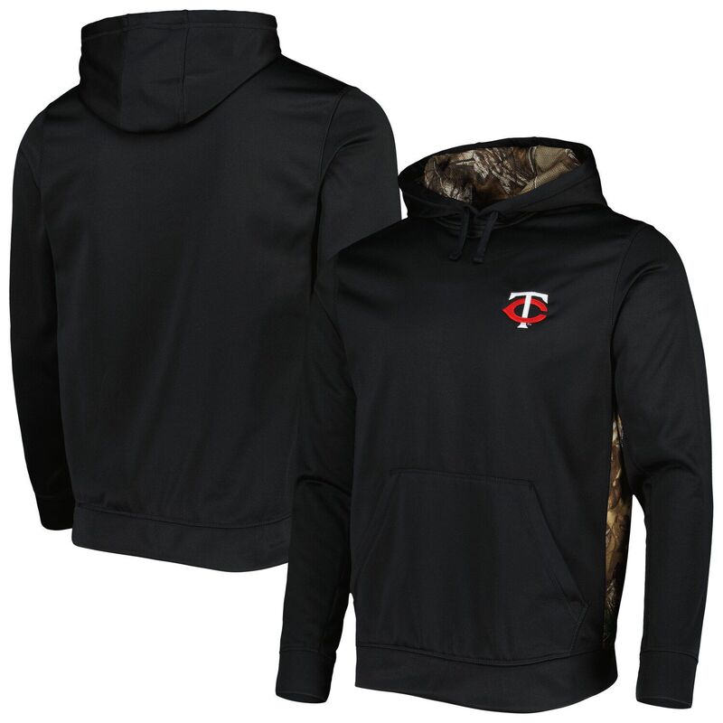 アンブランデッド メンズ トップス Tシャツ パーカー Unbranded Men's Dunbrooke Black/Camo Minnesota Twins Ranger Pullover Hoodie Twn Black ブラック