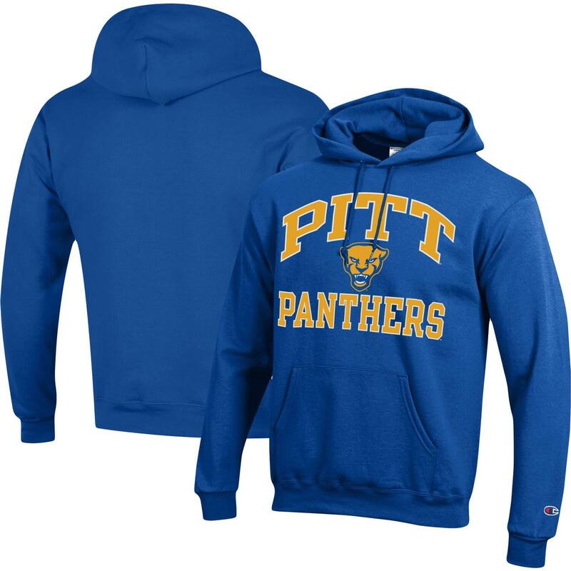 チャンピオン メンズ トップス Tシャツ パーカー Men's Champion Royal Pitt Panthers High Motor Pullover Hoodie Pit Blue ブルー