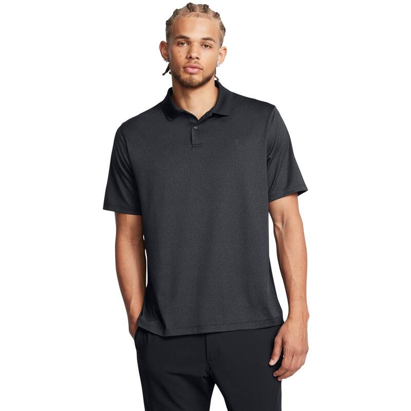 アンダーアーマー メンズ トップス Tシャツ ポロシャツ プリント Men's Under Armour Matchplay Printed Golf Polo Black 1 ブラック