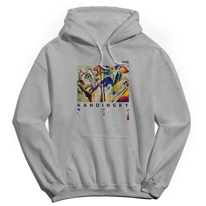 アニメキャラクター メンズ トップス Tシャツ パーカー グラフィック Licensed Character Men's apoh - Kandinsky Graphic Hoodie Sport Gray グレー