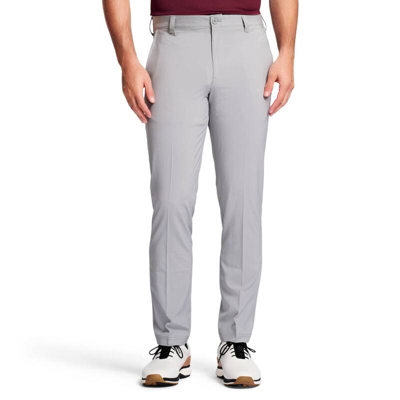 アイゾッド メンズ ボトムス カジュアルパンツ Men's IZOD Golf Swingflex Straight-Fit Flat-Front Pants Cinderblock