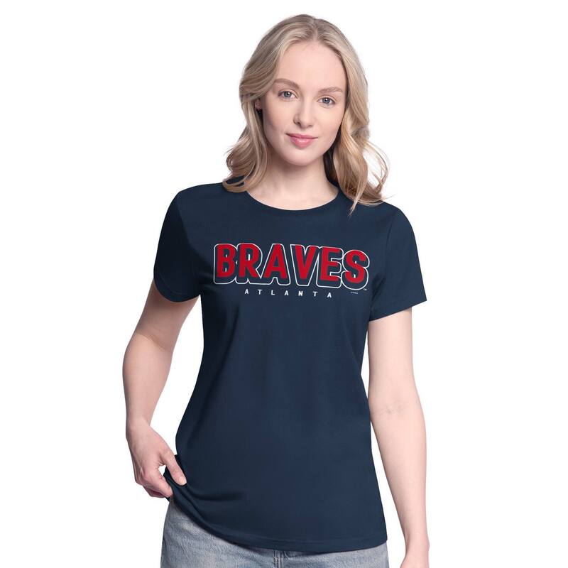 ジースリー フォーハー バイ カール バンクス レディース トップス Tシャツ Women's G-III 4Her by Carl Banks Navy/Red Atlanta Braves Two T-Shirt Combo Pack Brv Navy ネイビー