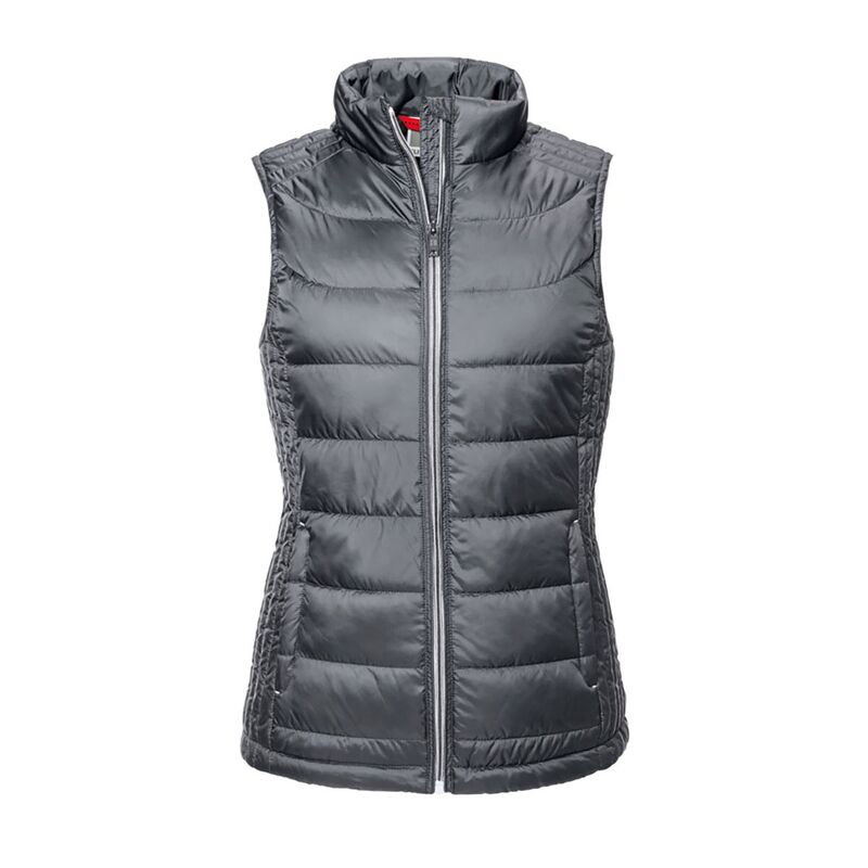 ラッセルアスレチック レディース アウター ジャケット・ブルゾン Russell Athletic Russell Womens/Ladies Nano Padded Bodywarmer Iron