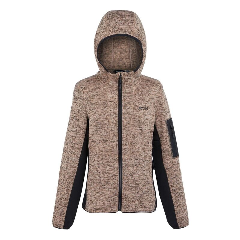 レガッタ レディース アウター 上衣・上衣 フリース Regatta Womens/Ladies Kemilia Fleece Jacket Warm Taupe And Black 黒いこと
