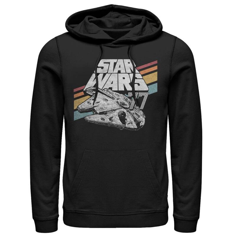 アニメキャラクター メンズ トップス Tシャツ パーカー Licensed Character Men'star Wars Class Pullover Hoodie Black ブラック｜ReVida 店