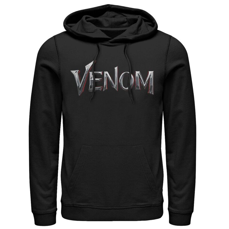 マーベル メンズ トップス Tシャツ ロゴ パーカー グラフィック Men's Marvel Venom Chrome Logo Title Graphic Hoodie Black ブラック｜ReVida 店 11,146円