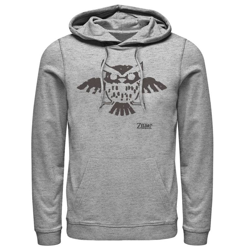 アニメキャラクター メンズ トップス Tシャツ パーカー グラフィック Licensed Character Men's Nintendo Legend Of Zelda Links Awakening Owl Glyph Graphic Hoodie Athletic Heather ヘザー 13,490円
