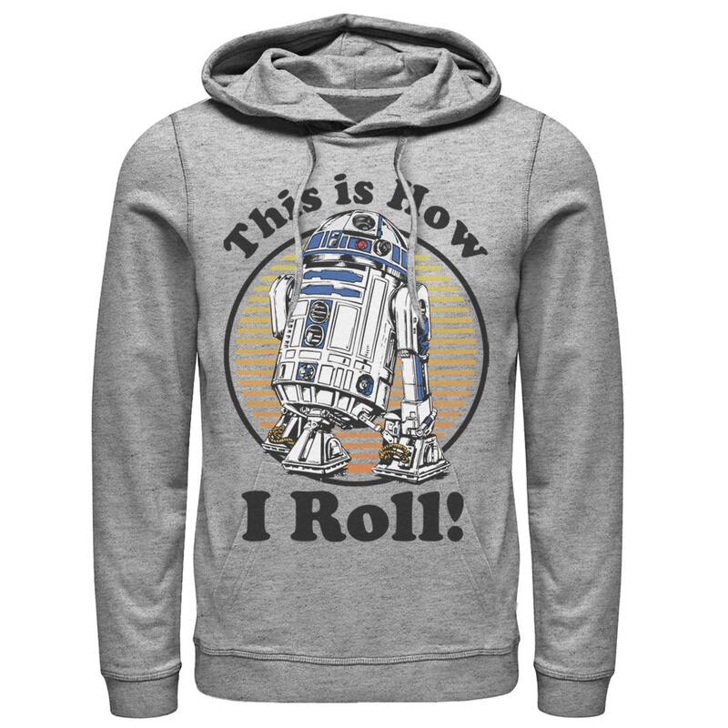 はやりっ児 ウォーズ メンズ トップス プルオーバー パーカー Men\u0027star Wars R2-D2 This How I Roll! Hoodie Athletic Heather ギョリュウモドキ