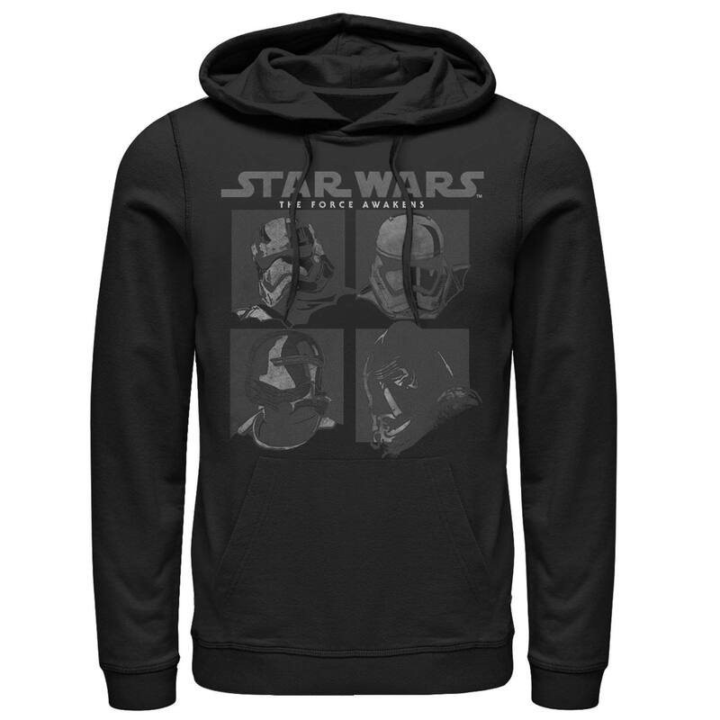 はやりっ児 ウォーズ メンズ トップス プルオーバー 帝国 パーカー グラフィック Mens Graphic Teen Guystar Wars Menstar Wars The Force Awakens Empire Square Graphic Hoodie Black 黒いこと