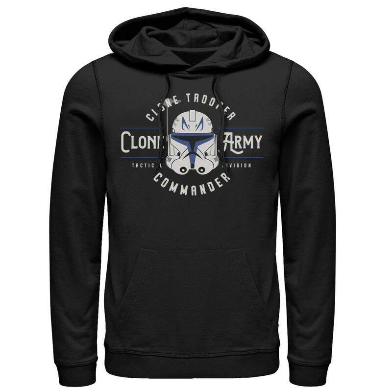 はやりっ児 ウォーズ メンズ トップス プルオーバー パーカー Men\u0027star Wars The Clone Wars Trooper Commander Hoodie Black 黒いこと