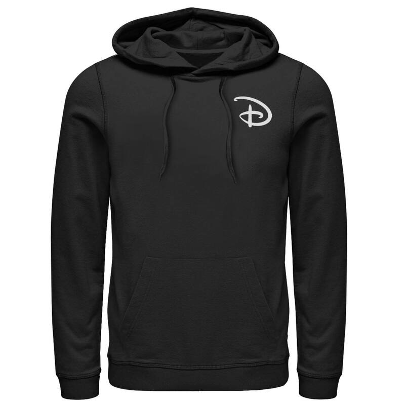 ディズニー メンズ トップス Tシャツ ロゴ パーカー Disney'small Pocket Logo Men's Hoodie Black ブラック｜ReVida 店