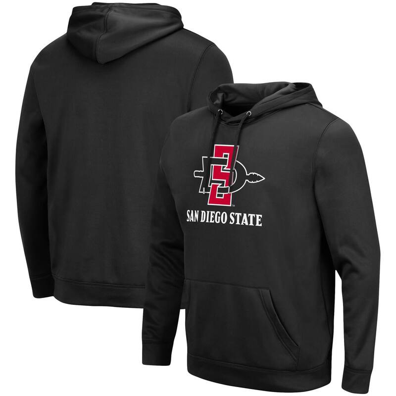 コロシアム メンズ トップス Tシャツ パーカー Men's Colosseum Black San Diego State Aztecs Lantern Pullover Hoodie Sds Black ブラック