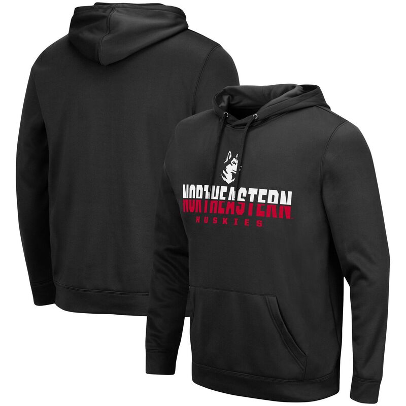 円形劇場 メンズ トップス プルオーバー パーカー Men\u0027s Colosseum Black Northeastern Huskies Lantern Pullover Hoodie Nc2 Black 黒いこと